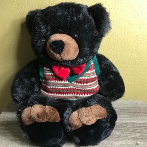 ❤️❤️Vintage The JCPenney Collection Black Teddy Bear